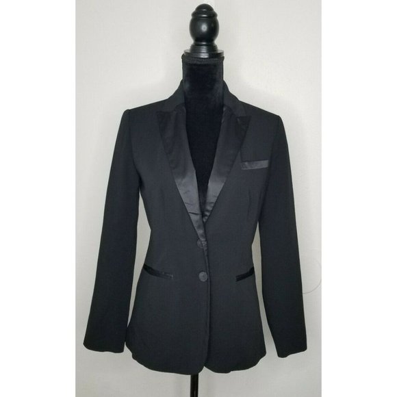 LC Lauren Conrad Jackets & Blazers - Lauren Conrad Size 4 Lined Black Blazer Pre Owned
